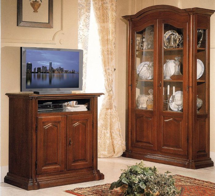 tv Sideboard rtv Wohnzimmer Design Regal Holz Regale Lowboard Italien Braun