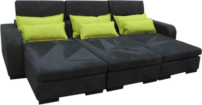 -Moderm Sofa Luxus Textil Couch Sofas Polster 3 Sitzer Couchen Stoff Neu xxl big
