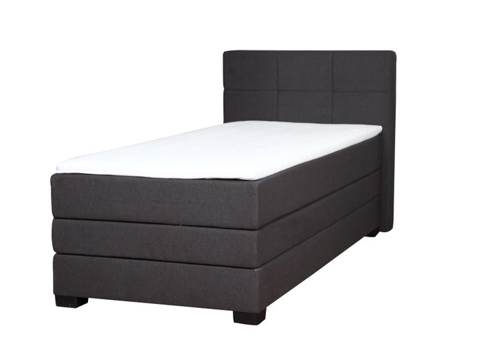 -Boxspring Bett Hotel Betten 90x200cm Komplett Bettkasten inkls. Topper Matratze
