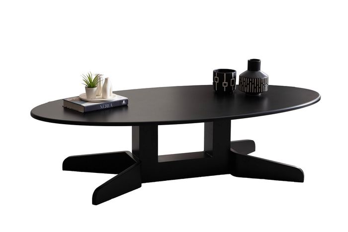 Couchtisch Luxus Design Holz Tisch Wohnzimmer Schwarz Stil Modernes