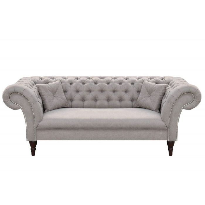 Chesterfield Sofagarnitur 3+2 Couch Sofa Polster Design Leder Stoff Garnituren