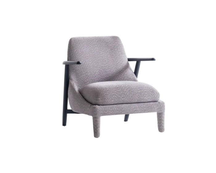 Sessel Ohrensessel Luxus 1 Sitzer Einsitzer Polster Sitz Designer Stoff Modern
