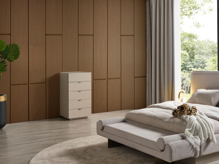 Kommode mit 5 Schubladen Sideboard Anrichte holz Möbel Schubladenschran