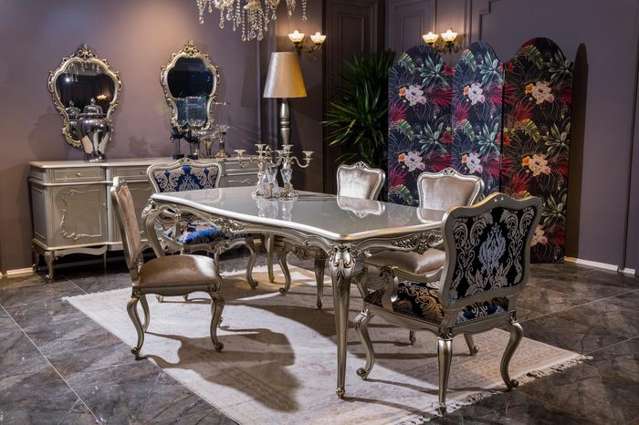 Tisch Luxus Esszimmertisch Stehtisch Esszimmer Holztisch Tische Art déco Möbel