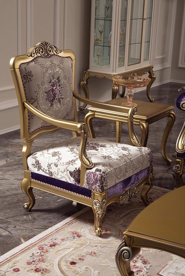Sessel Sofa Couch 1 Sitzer Designer Couchen Club Art déco Polster Fernseh Lounge