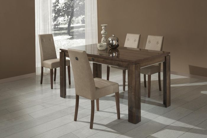 Esszimmer Esstisch 4x Stuhl Garnitur Küchen Stühle Gruppe Tisch Neu Set 5tlg.