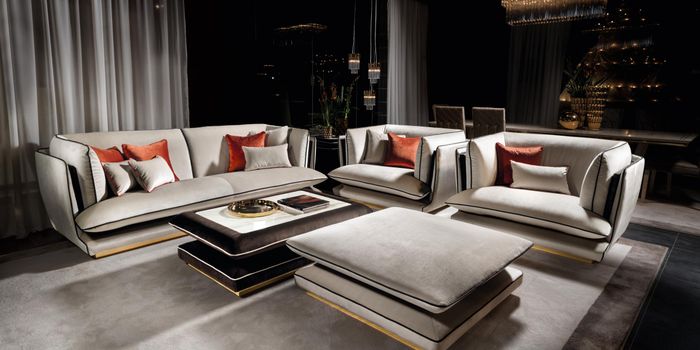 Sofagarnitur 311 Sitzer Sofa Couch Polster Garnitur Couchen Sofas arredoclassic