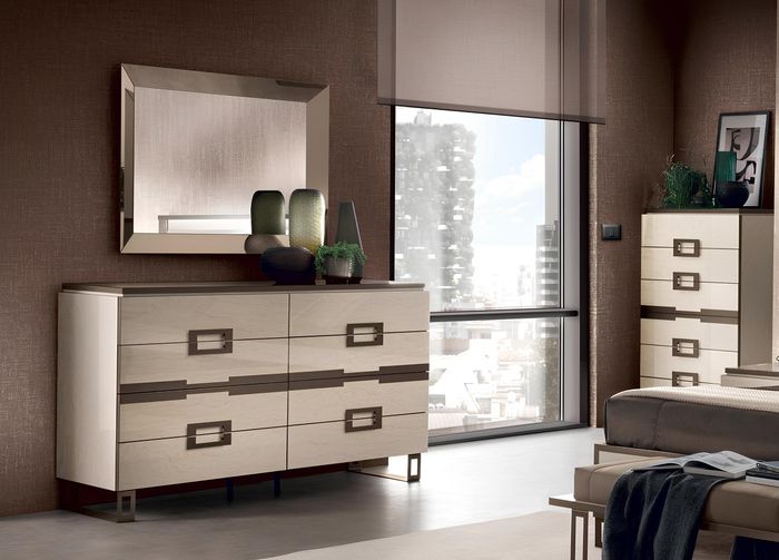 Design Kommode Möbel Sideboard Klassisch Wohnzimmer Holz Modern Luxus Italien