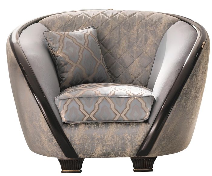 Design Sessel Stoff Couch Sofa Polster Sofas Sessel Fernseh 1 Sitz arredoclassic