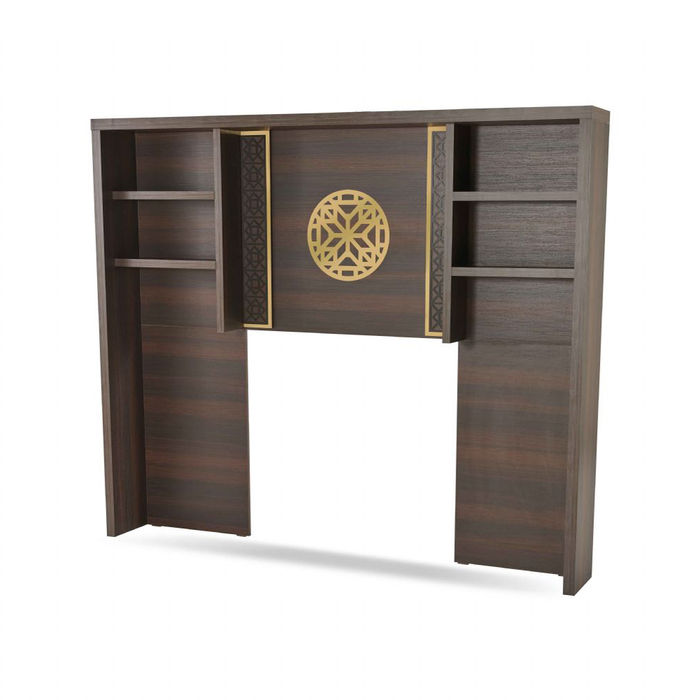 Bücherregal Braun Einfarbig Modern Stil Rechteckig Form Arbeitszimmer