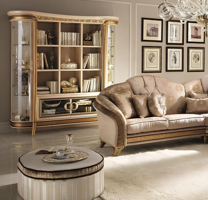 Büro Bücherschrank Aktenschrank Luxus Möbel Stil Antik Schrank arredoclassic