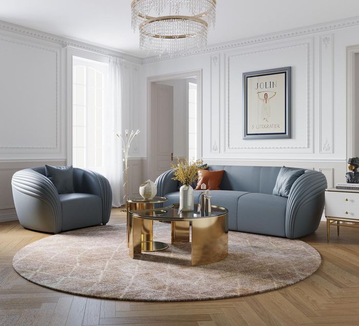 Sofagarnitur 3+1 Sitzer Set Design Sofa Polster Couchen Couch Modern Luxus Neu