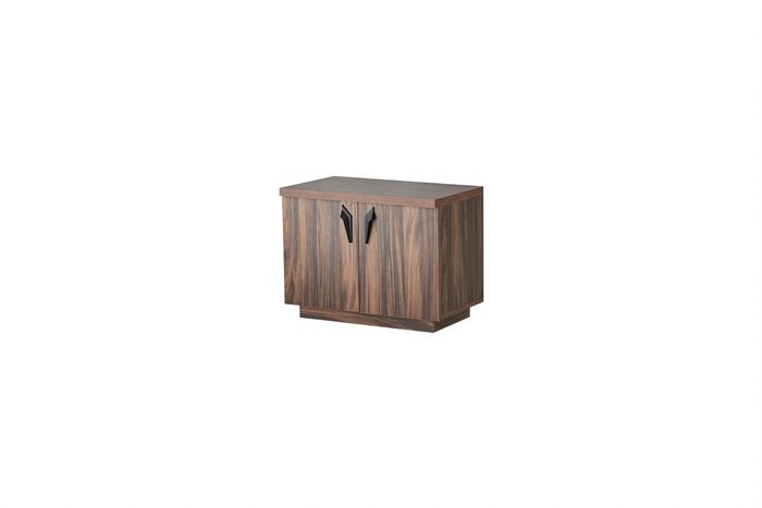 Kommode Braun Zweitürig Büro Arbeitszimmer Modern Rechteckig Sideboard