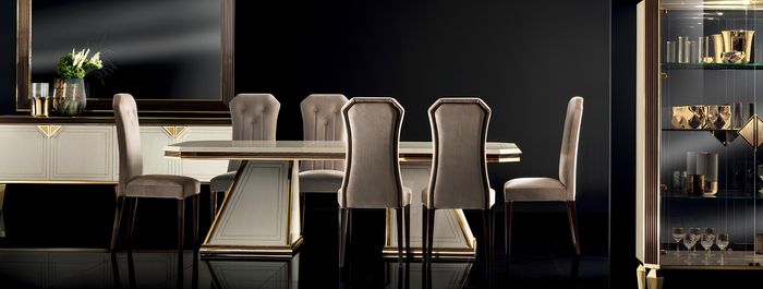 Set 6x Designer Stuhl Set Esszimmer Lehn Polster Sitz Stühle Garnitur Komplett