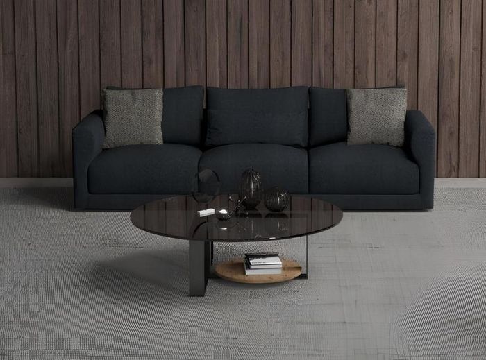 Ein Sofa in stilvollem Design Ästhetik zum Anfassen