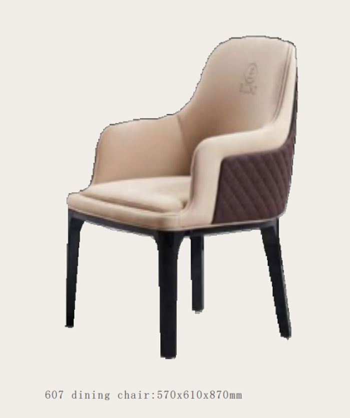Stuhl Set Sitz Polster Garnitur Esszimmer Stühle Lehn Leder Holz Modern 1x Neu