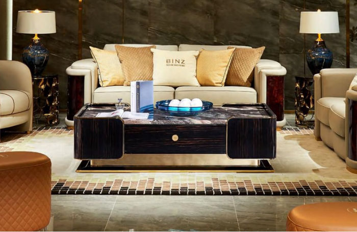 Luxus Wohnzimmer Tisch Couchtisch Holztisch Design Tische Style Möbel 160x90cm
