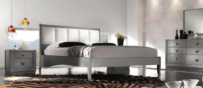 Schlafzimmer Bett Nachttisch Kommode Spiegel Garnitur Gruppe Doppel Neu Set 5tlg