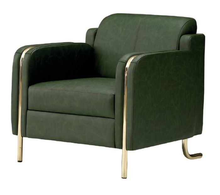 Sessel Luxus Leder Couch Sofas Polster 1 Sitzer Garnitur Design Luxus Wohnzimmer