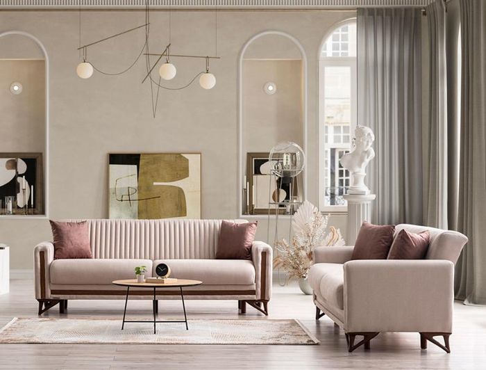 Bequeme Sofagarnitur 3 3 Sitzer stilvoll & komfortabel