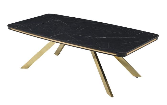 Couchtisch Schwarz Luxus Design Elegantes Möbel Wohnzimmer Tische Couchtische