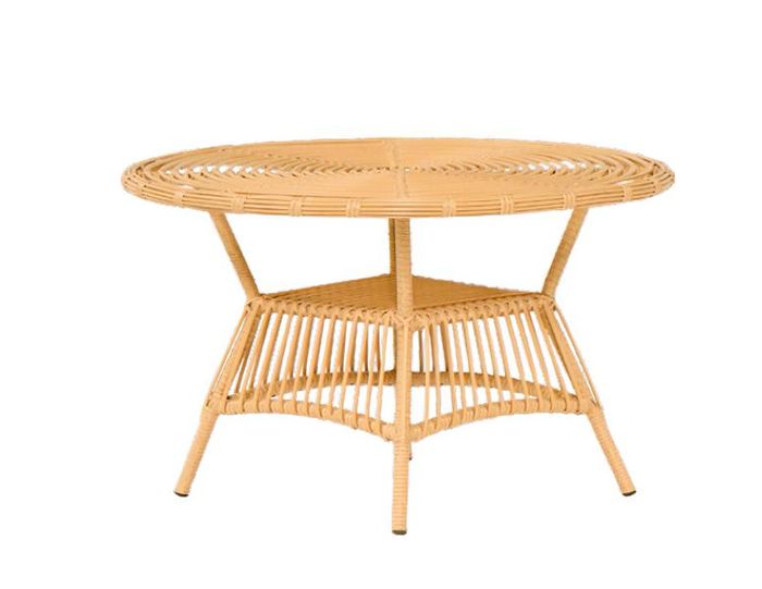 Esstisch Garten Möbel Veranda Terrasse Balkon Luxus Design Garnitur Modern Beige