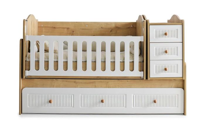 Stilvoll Kinderbett von Helles Holz luxuriös Bettrahmen Perfekte neu
