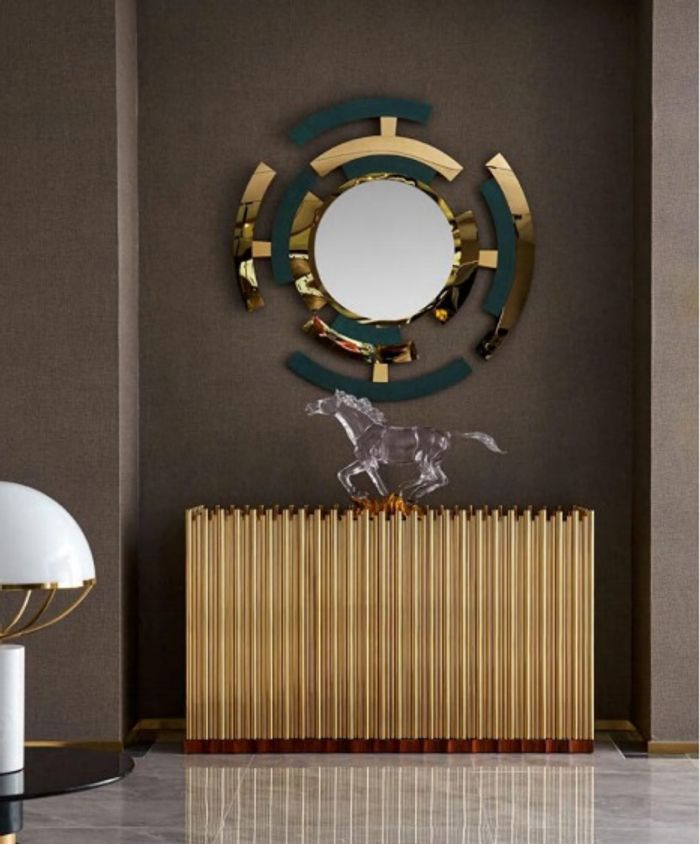 Konsole Kommode Anrichte Wand Dielen Tisch Modern Konsolentisch Sideboard Holz