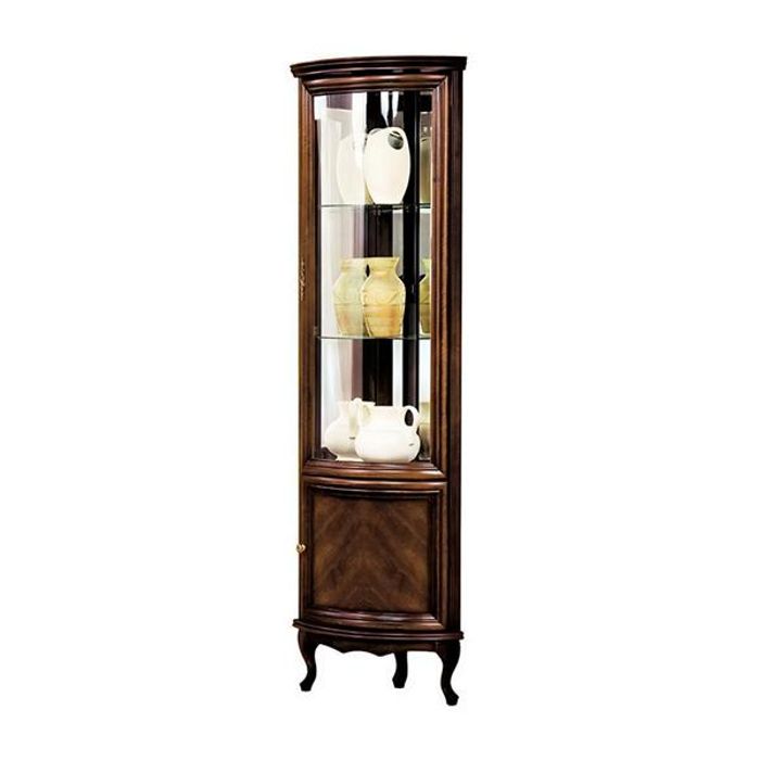 Eckvitrine Schaukasten Glasvitrine Glasschrank Regalvitrine Vitrine Schrank