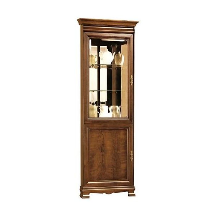 Eckvitrine Vitrinenschrank Glasvitrine Glasdisplay Vitrine Regalvitrine
