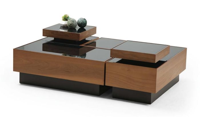 Luxus Couchtisch Holzdesign moderne Beistelltische, neue Möbel