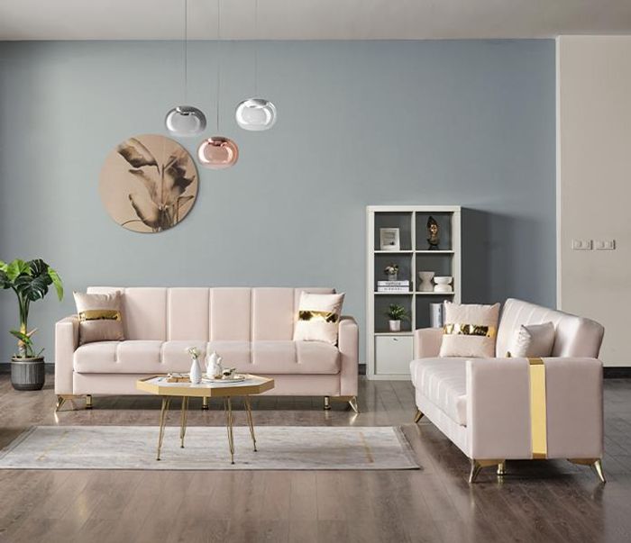 Komplett Set Sofagarnitur 3 2 Sitzer Design Sofa Couch Wohnlandschaft Gruppe