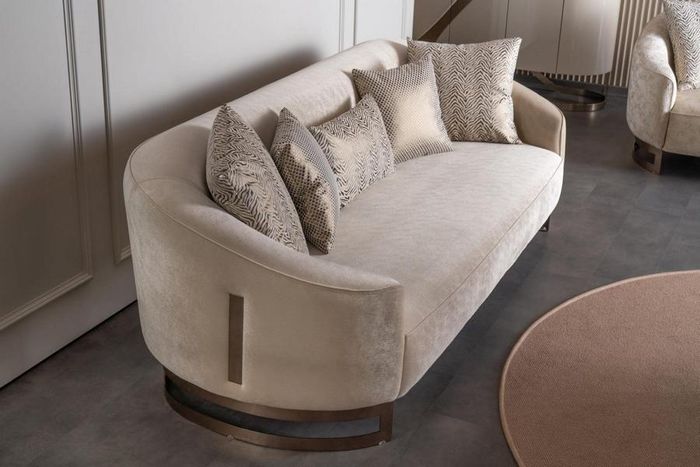Luxus Sofa 3 Sitzer 3er Couch Sofa Dreisitzer Polstersofa Wohnzimmer
