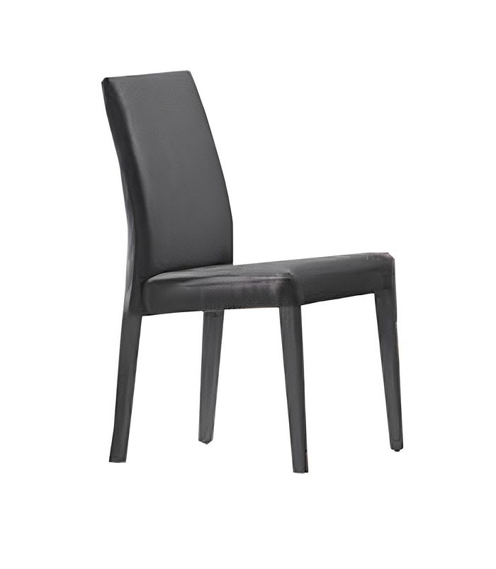 Esszimmerstuhl Sitzmöbel Moderne Design Holz Schwarz Luxus Möbel Küchen