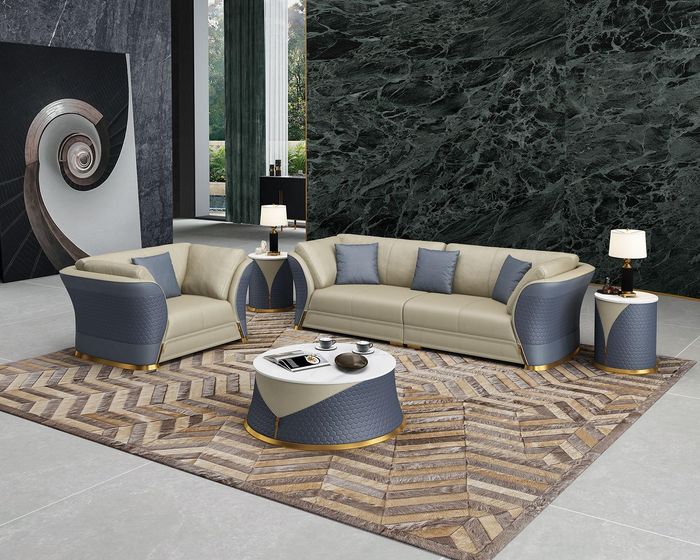 Sofagarnitur 3+1 Sitzer Sofas Couch Polstergarnitur Möbel Couchen Leder Büro Neu