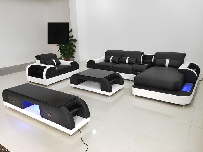 Ecksofa Couch Sofa Couchen Sidebaord Design Wohnlandschaften Sofagarnituren Neu