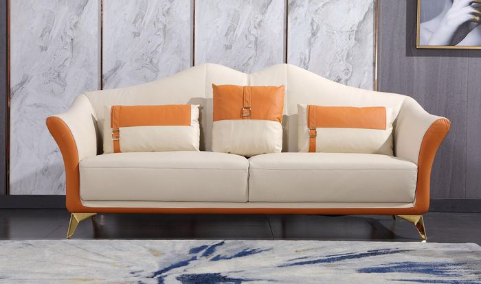 Klassischer Dreisitzer Sofa 3 Sitzer Design Sofas Couch Italienische Stil Möbel