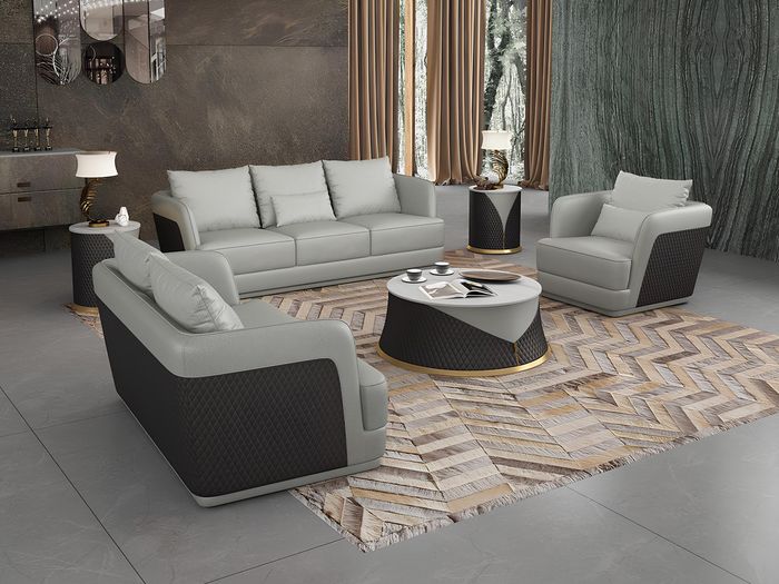 Sofa 3 Sitzer Dreisitzer Design Sofa Ledersofa Modernes Sofa Couchen xxl big neu