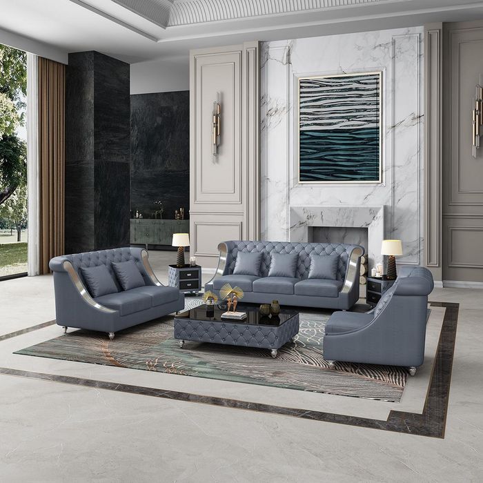 Sofagarnitur 3 2 1 Sitzer Set Design Sofa Polster Couchen Couch Modern Luxus Neu