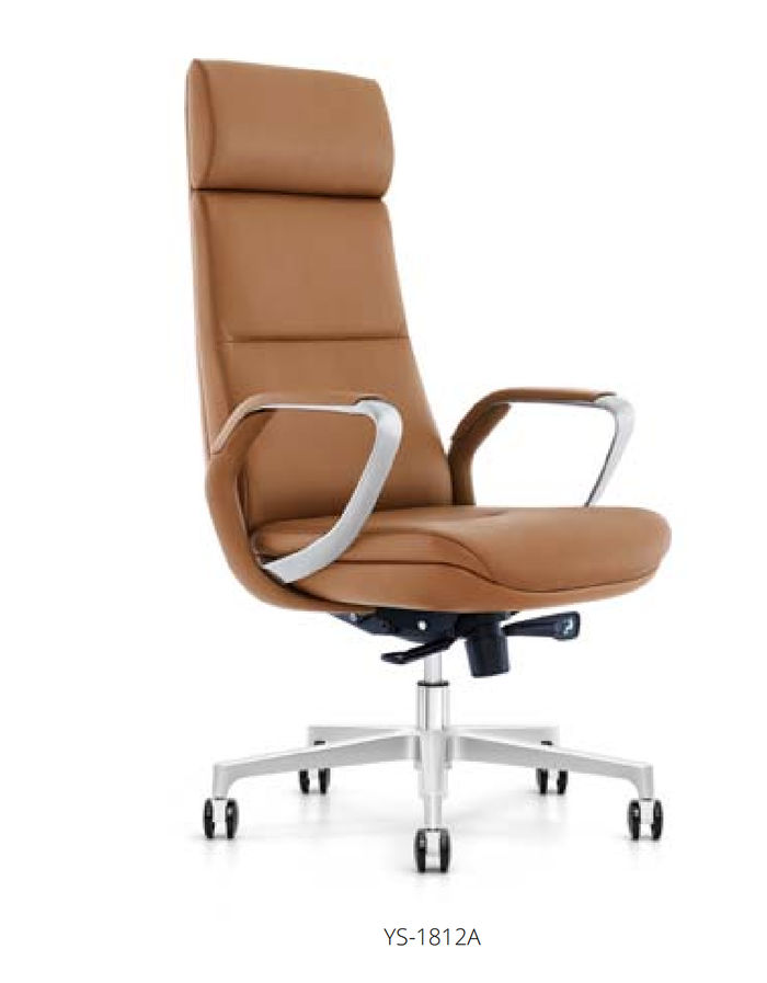 Leder-Sessel in Schwarz mit Edelstahlrahmen, modernes Design