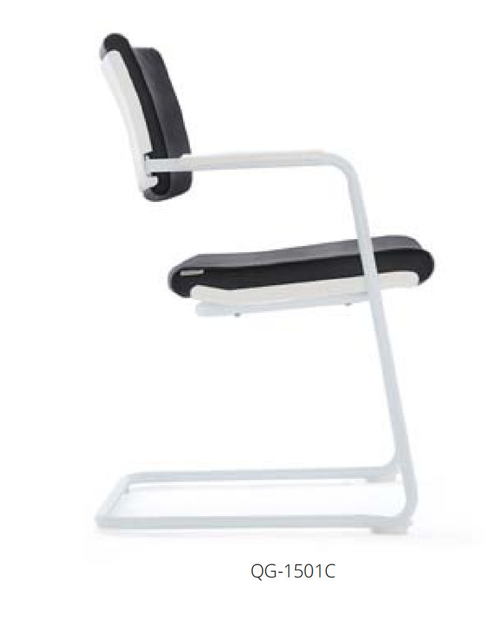 Kunstleder-Sessel in Schwarz mit Edelstahlrahmen modern und elegant