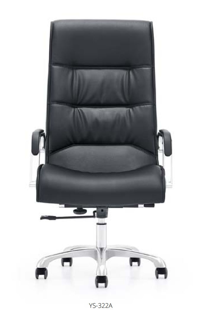 Kunstleder-Sessel in Schwarz modern eleganter Stil
