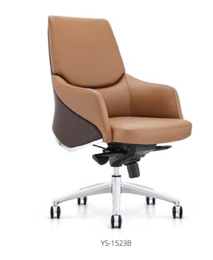Kunstleder-Sessel in Schwarz modern und elegant