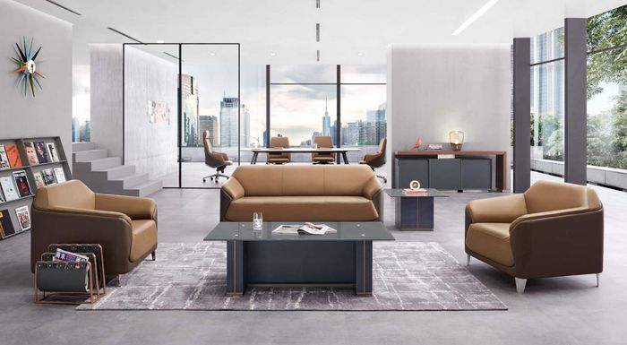 Kunstleder-Sessel in Schwarz modern elegante Sitzgelegenheit