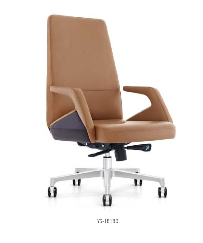 Kunstleder-Sessel in Schwarz mit Edelstahlrahmen modern und elegant