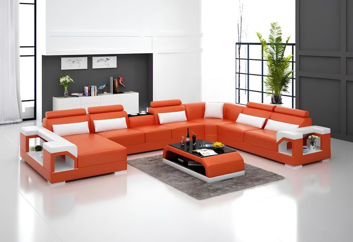 Eckgarnitur Ecksofa Polster Eckcouch Couch Moderne Wohnzimmer Sofa 2tlg Set Neu