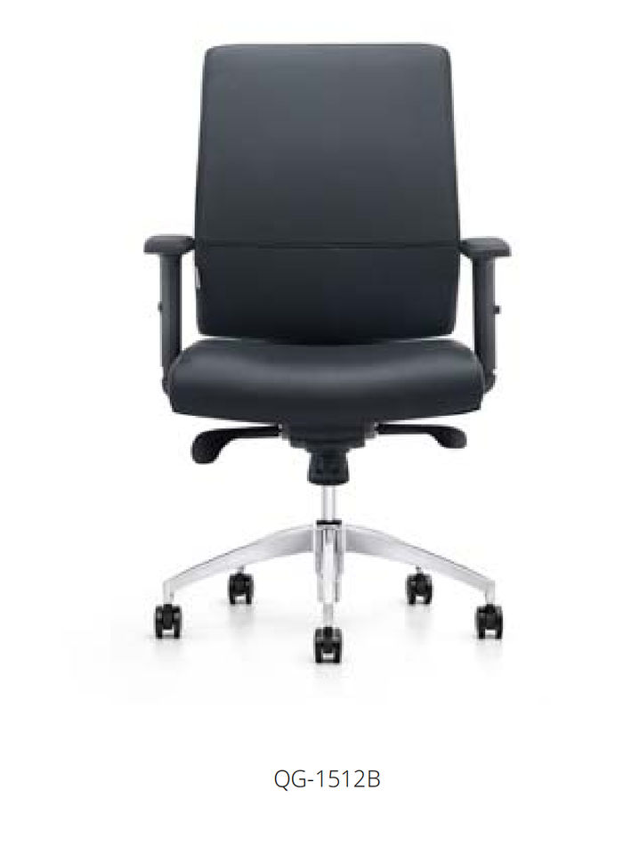 Kunstleder Chesterfield Sessel modern in Schwarz