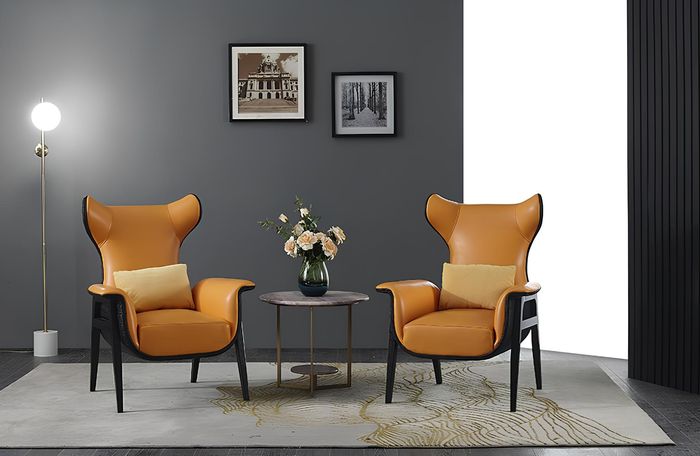 Moderner Sessel Polstersessel Relax Ohren Sofa Couch Designer Club Stuhl Lehn