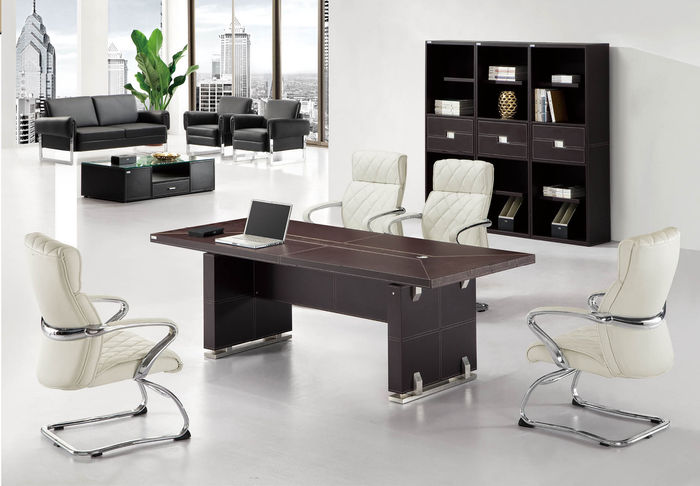 Moderner Aktenschrank aus MDF und PVC in Schwarz