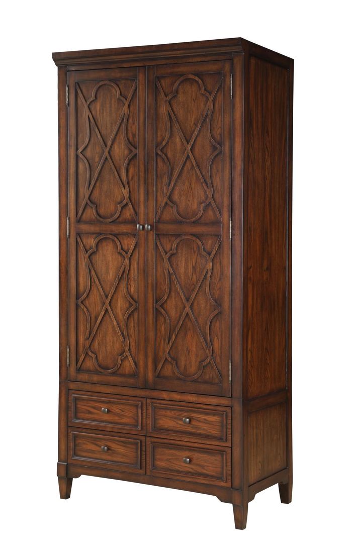 Klassischer Stil Kleiderschrank Schrank Holz Garderobe Schränke Gründerzeit Neu